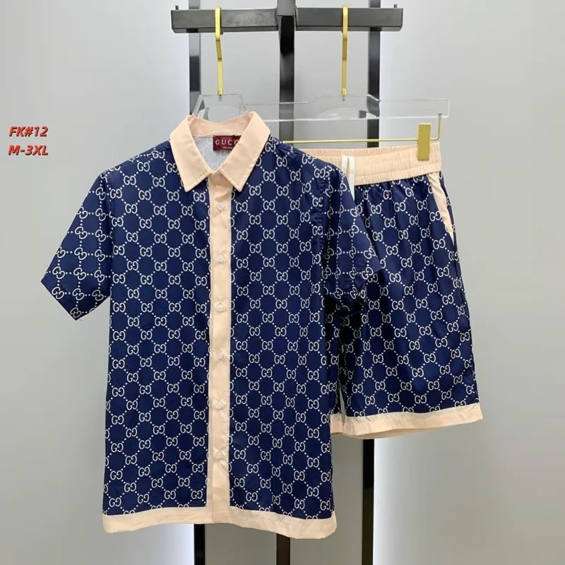 Gucci Tracksuits for Gucci short tracksuits for men #A65711