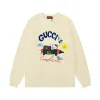 Gucci Cream Long - Sleeve Shirt With Hello Kitty Rocket And Brand Elements #A54299