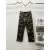 Chrome Hearts Cross Mens Camouflage Overalls Rock Straight Hip-Hop Casual Pants #A53827