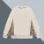 Burberry Inspired Beige/Black Sweatshirt With Signature Check Pattern Panels #A54280