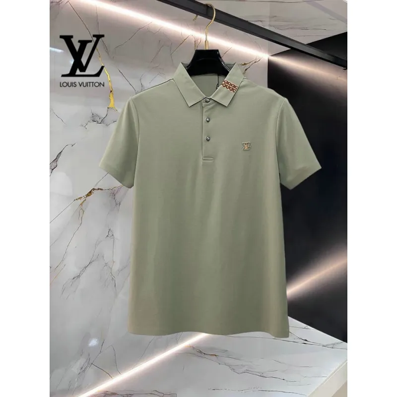 Louis Vuitton T-Shirts for Men Polo Shirts #A65091