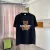 Burberry Black/Green/Purple/White T Shirt with Classic Check Pattern Teddy Bear Graphic Design for Casual Streetwear Style #A54260