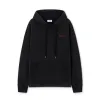 Off - White Black Washed Hoodie With Subtle Red Louis Vuittonogo #A54250