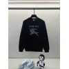 Burberry White/Black Sweatshirt With Classic Equestrian Knight Logo And Brand Name #A54394