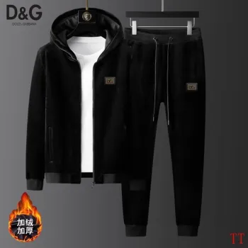 D&G Tracksuits for Men Fleece-lined and thickened #A58011