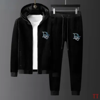 D-ior tracksuits for D-ior Short Tracksuits for men Fleece-lined and thickened #A58009