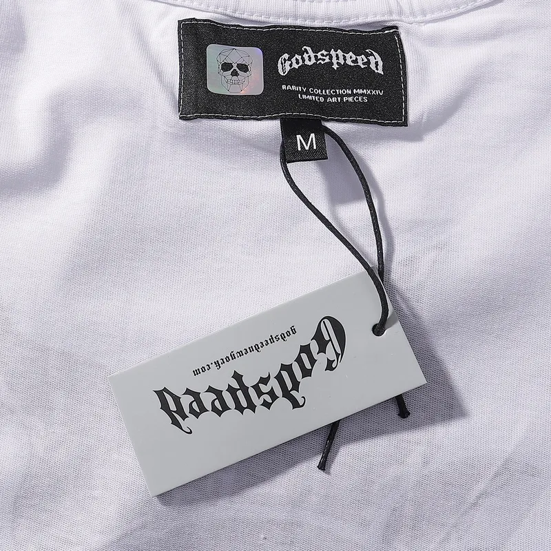 Godspeed "Crowd Surf" Cream T-Shirt Black/White #A48635