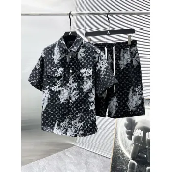 Louis Vuitton tracksuits for Louis Vuitton short tracksuits for men #A64407