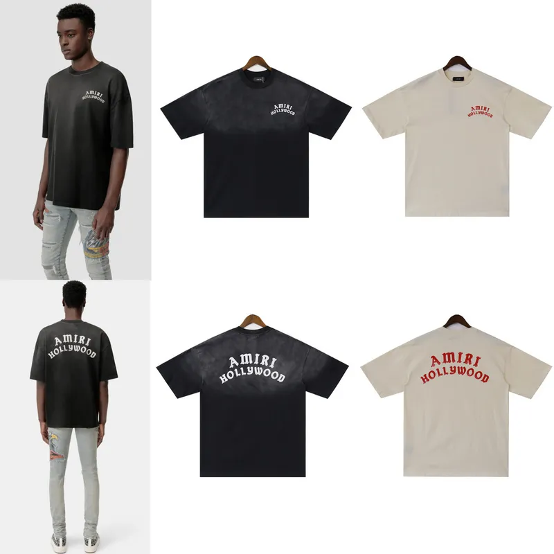 AMIRI Black/White AMIRI Hollywood  T-shirt Amiri #A53433