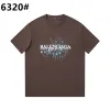 Balenciaga Distressed Logo Graphic T-Shirt #A46390 Balenciaga Distressed Logo Graphic T-Shirt #A46390