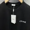Celine T-Shirts for MEN Black/White #A47633 Celine T-Shirts for MEN Black/White #A47633
