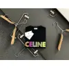 Celine T-Shirts for MEN Black/White #A46957