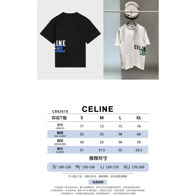 Celine T-Shirts for MEN #A61294