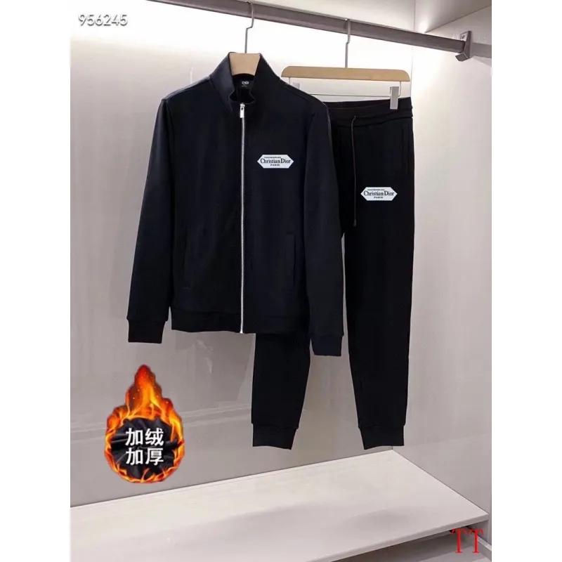 D-ior tracksuits for D-ior Short Tracksuits for men Fleece-lined and thickened #A58014
