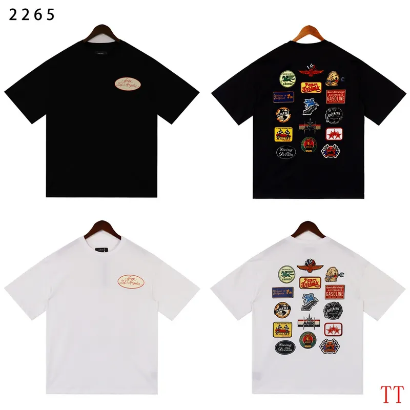 AMIRI Black/White Station Patch T-shirt #A53784