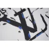 Louis Vuitton Black T Shirt with Abstract Brush Stroke Print and Artistic Logo Graphic for Men #A54255