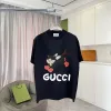 Gucci Mens AAA T-shirts Gucci Cat Embroidery T-shirt Mens #A53735