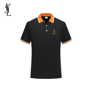 YSL T-Shirts Polo for MEN Black/White/Red/Green/Grey #A46706