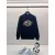 Gucci Black Sweatshirt With Vibrant Colorful Interlocking G Logo And Louis Vuittonettering #A54419