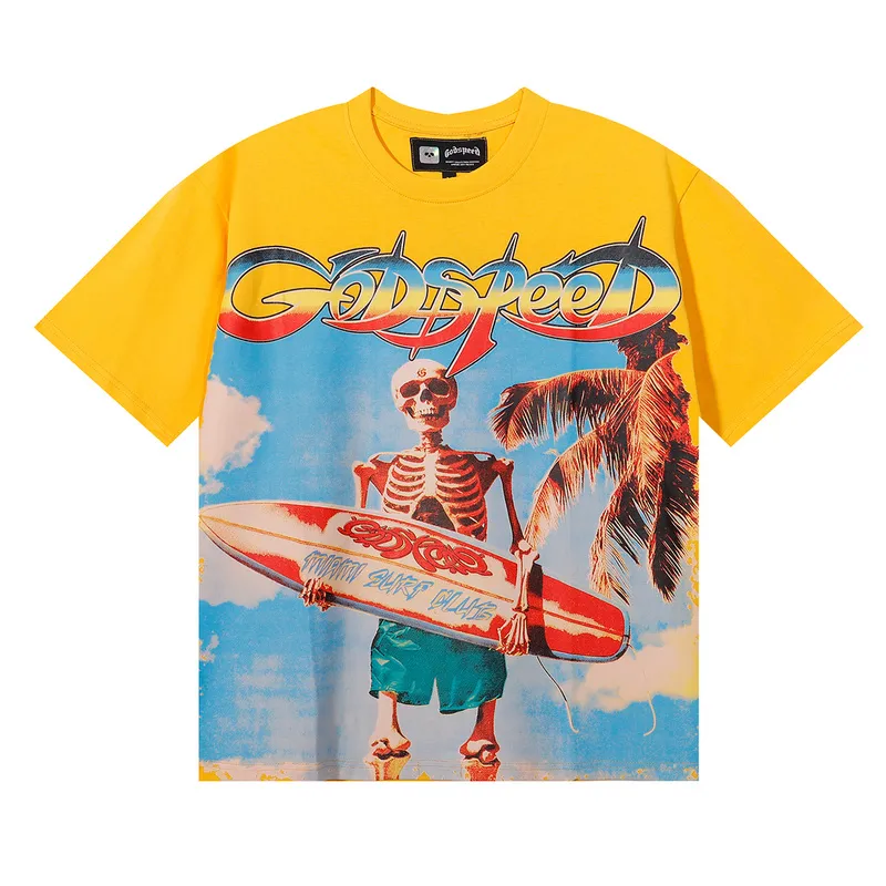 Godspeed-T-Shirts Black/White/Yellow #A50758