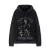 Off - White Black Hoodie With Artistic Graphic And Brand Tribute Design #A54248