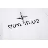 Stone Island T-Shirts for Men White/Black #A25383