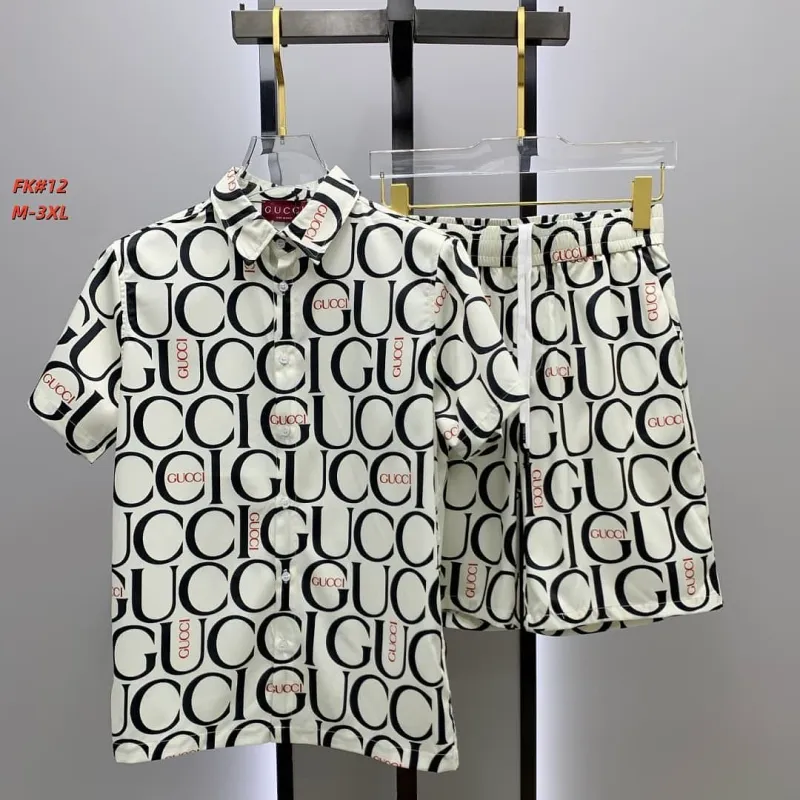Gucci Tracksuits for Gucci short tracksuits for men #A65707