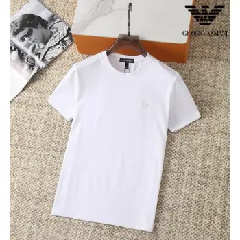 Arm*ni T-Shirts for MEN Crew Neck Black/White/Khaki/Grey/Blue Printing #A46468