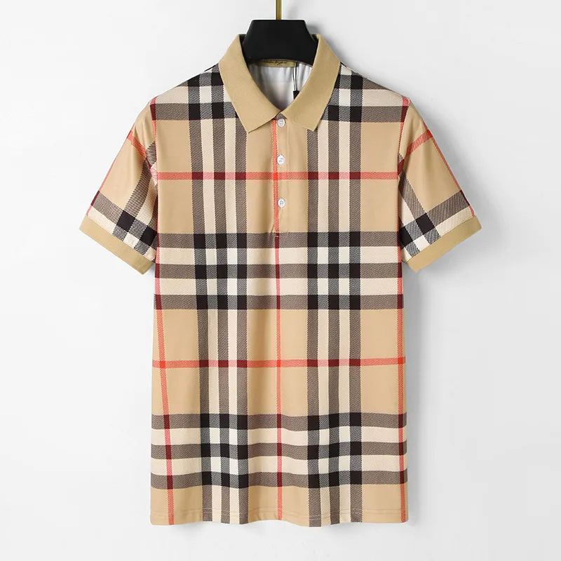 Burberry Classic Checkered Pure Cotton Short-Sleeved Polo for MEN #A33923