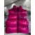 Ca*Goose Black logo Cypress Puffer Series Fitted Solid Color Glossy High Neck Sleeveless Windproof Down Jacket #A57848