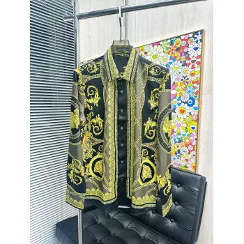 Versace Shirts for Versace Long-Sleeved Shirts for men #A55468