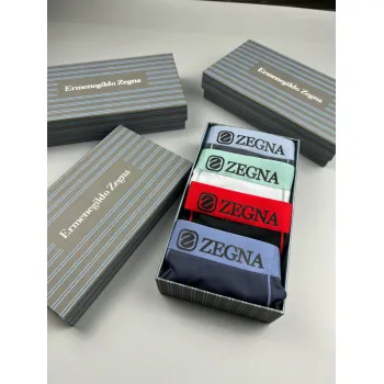 ZEGNA Underwears for Men Soft skin-friendly light and breathable (4PCS)  #A37465