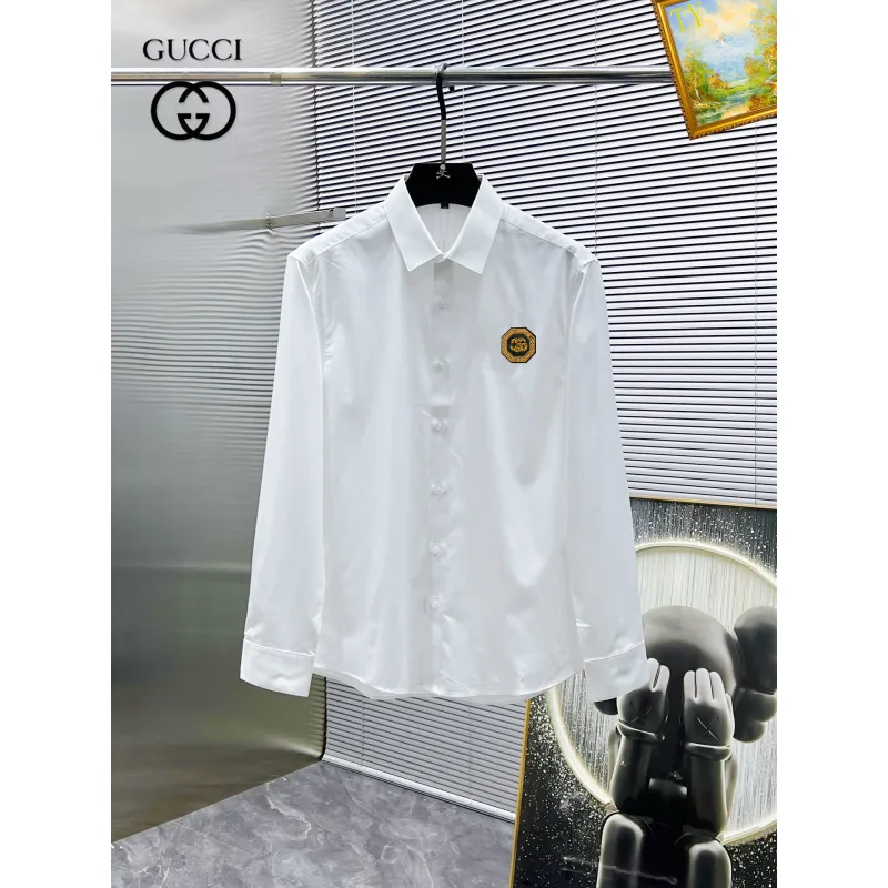 Gucci shirts for Gucci long-sleeved shirts for men #A59366 Gucci shirts for Gucci long-sleeved shirts for men #A59366