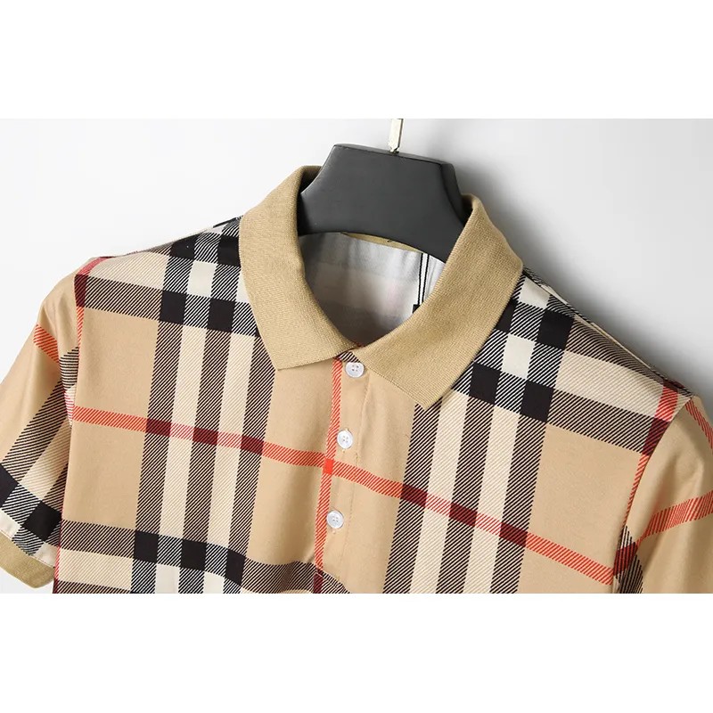 Burberry Classic Checkered Pure Cotton Short-Sleeved Polo for MEN #A33923