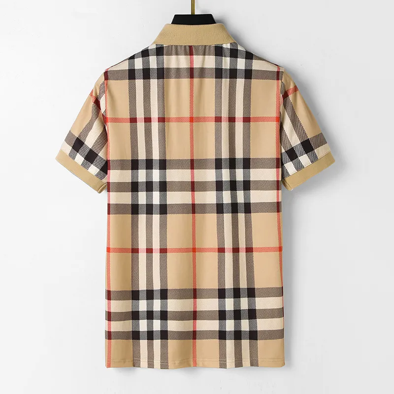 Burberry Classic Checkered Pure Cotton Short-Sleeved Polo for MEN #A33923