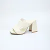 Louis Vuitton Shoes for Womens Louis Vuitton Slippers Heel height:9cm #A60934