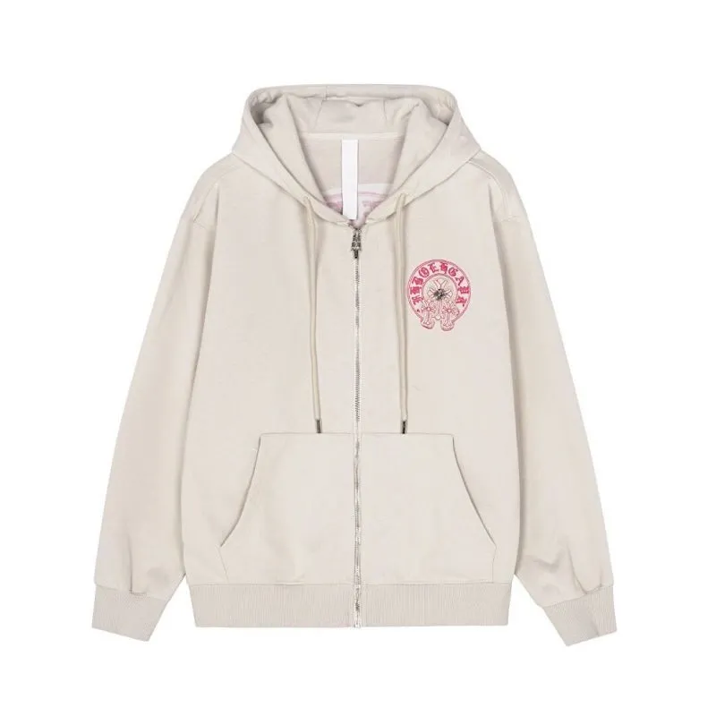 Chrome Hearts Jackets for Men Beige/Black #A54616
