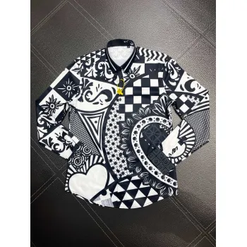 D&G Shirts for D&G Long-Sleeved Shirts For Men #A41176