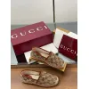 Gucci Shoes for Women Gucci Flats Horsebit GG Canvas espadrilles in burgundy #A49568