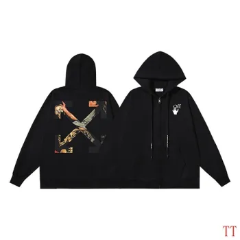 Off-White Hoodies for MEN pure cotton 420g #A58708