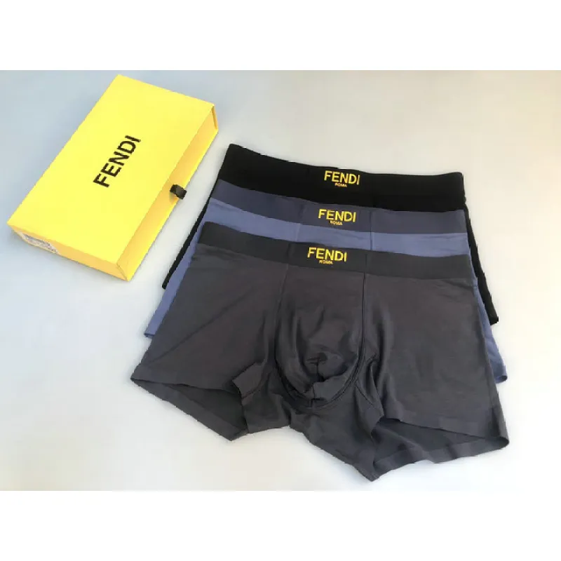 Fendi Underwears for Men Soft skin-friendly light and breathable (3PCS) #A37480