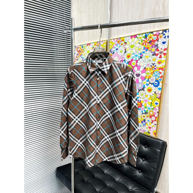 Burberry Shirts for Mens Burberry Long-Sleeved Shirts #A58488