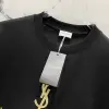YSL T-Shirts for MEN Black/White #A47062