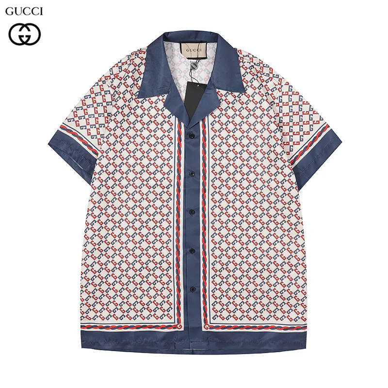 Gucci shirts for Gucci short-sleeved shirts for men #999921972 Gucci shirts for Gucci short-sleeved shirts for men #999921972