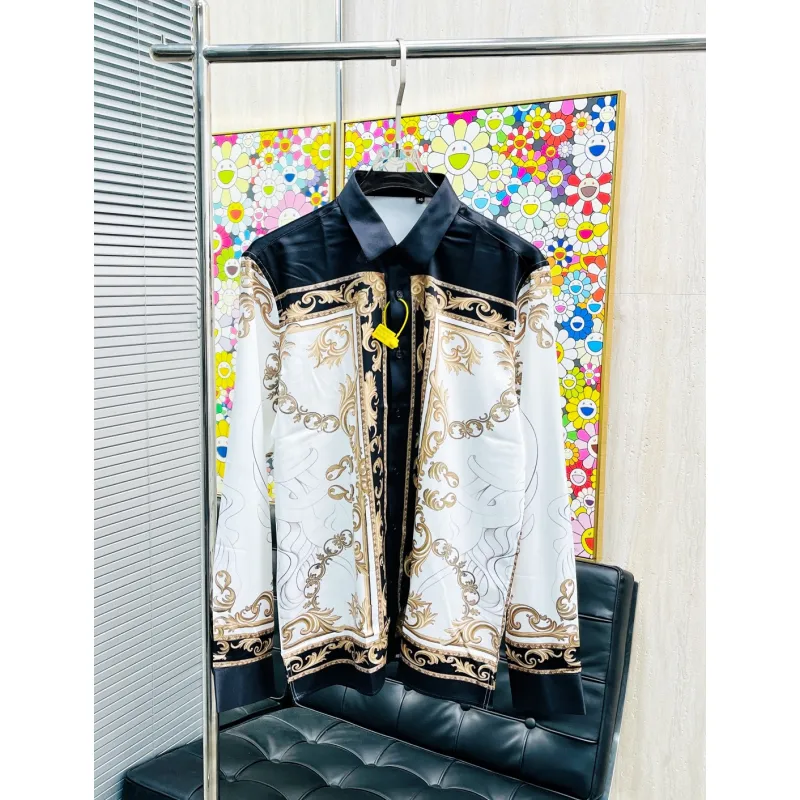 Versace Shirts for Versace Long-Sleeved Shirts for men #A58457