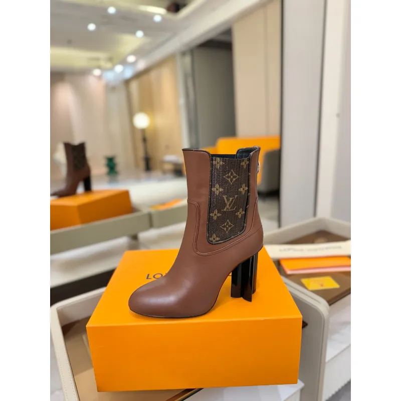 Louis Vuitton Shoes for Womens Louis Vuitton boots heel height:9cm #A58303