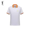 YSL T-Shirts Polo for MEN Black/White/Red/Green/Grey #A46706