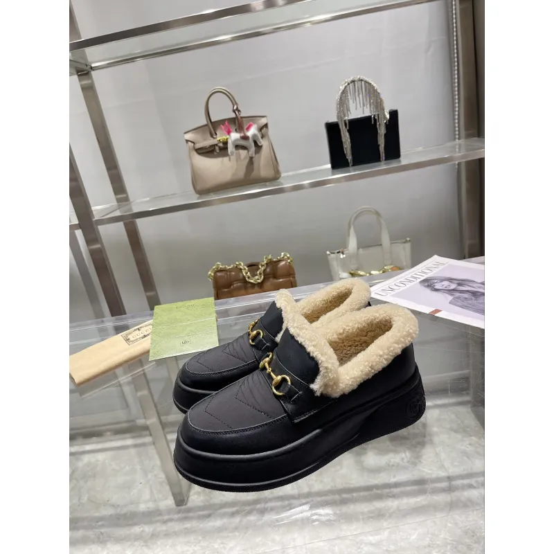 Gucci Shoes for Women Gucci Boots snow boots heel height:3cm #A58295 Gucci Shoes for Women Gucci Boots snow boots heel height:3cm #A58295