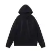AMIRI Black Hoodie With Subtle Logo And Vintage Washed Finish #A54433