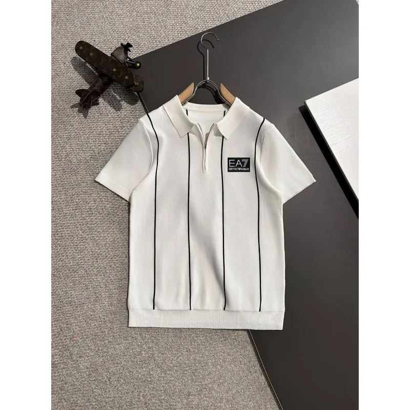 Arm*ni T-Shirts for MEN Pure cotton, good texture #A49355